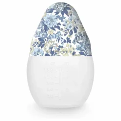 Sale Elhée Biberon en silicone médical et tétine physiologique Honey Dew - x Liberty | Bleu