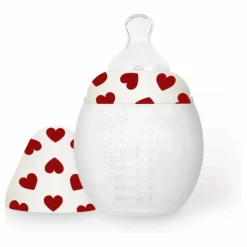 Elhée Biberons|Cadeau De Naissance*Biberon en silicone médical et tétine physiologique Full of Love