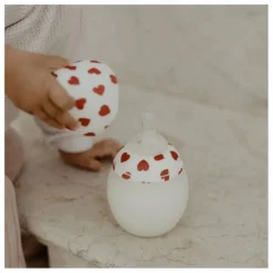 Elhée Biberons|Cadeau De Naissance*Biberon en silicone médical et tétine physiologique Full of Love