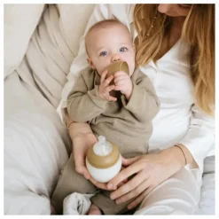 Elhée Biberon en silicone médical et tétine physiologique | Oat