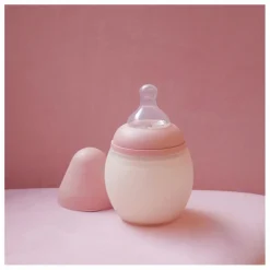 Best Elhée Biberon en silicone médical et tétine physiologique | Blush