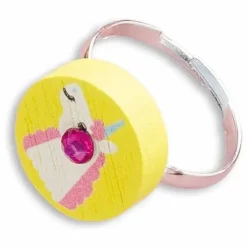 Janod Bijoux en bois Arc-en-Ciel à créer - x Hachette Multicolore