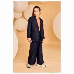Discount AO76 Blazer Poke Han | Bleu marine