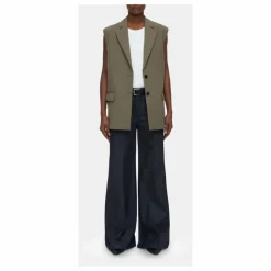 Sale Closed Blazer Sans Manches | Vert kaki