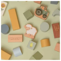 Little Dutch Jouets D'Éveil|Jouets D'Éveil*Blocs de construction en bois FSC - Little Farm