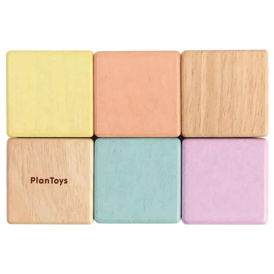 Discount Blocs sensoriels pastel - Set de 6 Jouets D'Éveil|Jouets D'Éveil