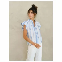 Femme M.A.B.E. Blouses, Chemises*Blouse Alma Rayures |