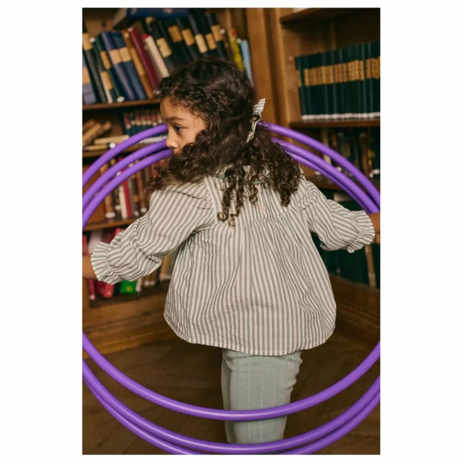 Louise Misha Blouse Antonella Rayée Coton Bio ||Enfant Blouses, T-Shirts|Blouses, T-Shirts