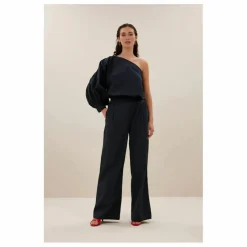 Outlet By Bar Blouse Bella Popeline de Coton | Bleu nuit