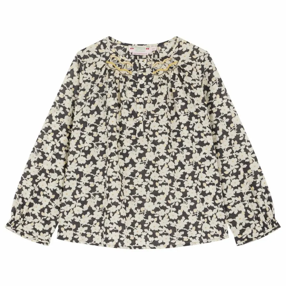 Outlet Bonpoint Blouse Biancarosa Coton Bio | Noir