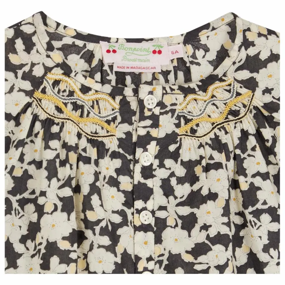 Outlet Bonpoint Blouse Biancarosa Coton Bio | Noir