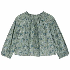 Bonpoint Blouse Blandine Liberty Coton Bio ||Enfant Blouses, T-Shirts