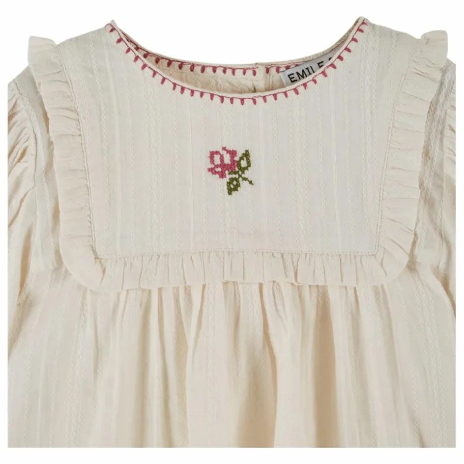 Clearance Emile et Ida Blouse Brodée | Crème