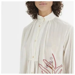 Femme Forte Forte Blouses, Chemises*Blouse Brodée Bohémienne Coton et Voile de Soie |