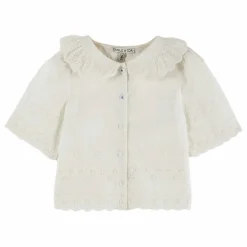 Online Emile et Ida Blouse Broderie | Rose pêche