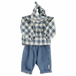 Piupiuchick Blouse Carreaux Coton Bio ||Enfant Blouses, T-Shirts|Blouses, T-Shirts