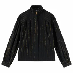 Leon & Harper Blouse Chana Rayée Métallisée ||Femme Blouses, Chemises