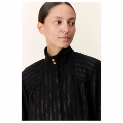 Leon & Harper Blouse Chana Rayée Métallisée ||Femme Blouses, Chemises