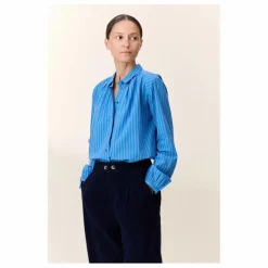 Leon & Harper Blouse Cob Rayée Coton Bio ||Femme Blouses, Chemises