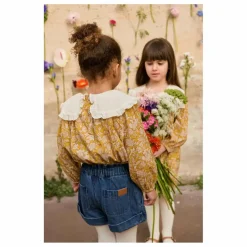 Hot Louise Misha Blouse Col Brodé Clea Coton Bio | Miel