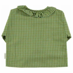 Piupiuchick Blouse Col Carreaux Coton Bio ||Enfant Blouses, T-Shirts|Blouses, T-Shirts