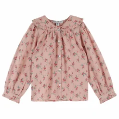 New Emile et Ida Blouse Col Nœud | Rose