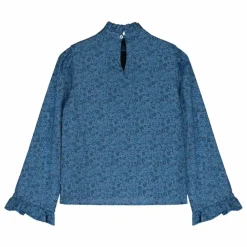 Tangerine Blouse Col Volants Liberty ||Enfant Blouses, T-Shirts