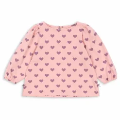 Online Konges Sløjd Blouse Drey Cœurs Coton Bio | Rose