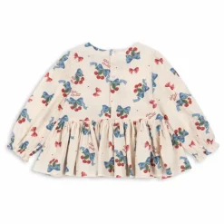 Konges Sløjd Blouse Elin Noeuds Coton Bio | Beige