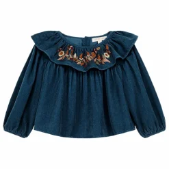 Online Louise Misha Blouse Eneila Coton Bio | Bleu jean