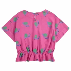 Best Bobo Choses Blouse Escargot | Rose fuschia