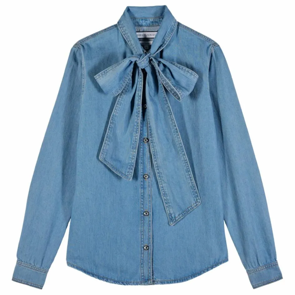 Clearance Maria de la Orden Blouse Fairy Denim | Light Blue