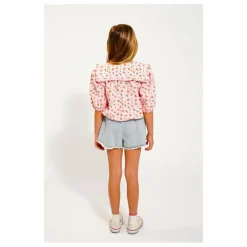 Enfant Piupiuchick Blouses, T-Shirts|Blouses, T-Shirts*Blouse Fleuri Coton Bio |