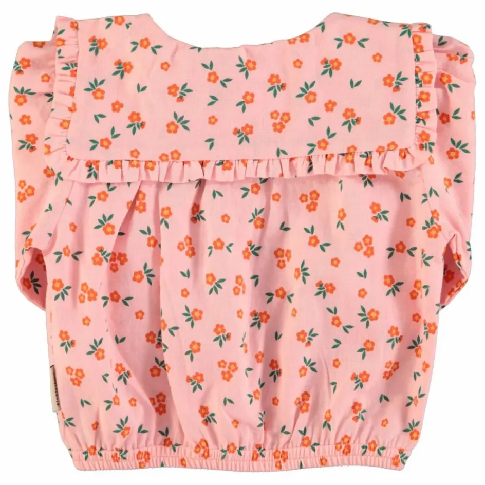 Enfant Piupiuchick Blouses, T-Shirts|Blouses, T-Shirts*Blouse Fleuri Coton Bio |