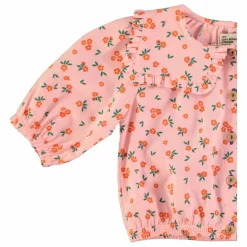 Enfant Piupiuchick Blouses, T-Shirts|Blouses, T-Shirts*Blouse Fleuri Coton Bio |