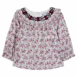 Enfant Tartine et Chocolat Blouses, T-Shirts|Blouses, T-Shirts*Blouse Fleurie |
