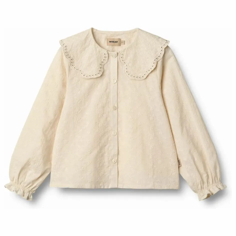 Wheat Blouse Flora Col Claudine Coton Bio ||Enfant Blouses, T-Shirts