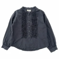 Sale Longlivethequeen Blouse Froncée | Bleu nuit