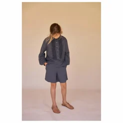 Sale Longlivethequeen Blouse Froncée | Bleu nuit