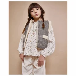 Búho Blouse Gaze de Coton Bio ||Enfant Blouses, T-Shirts