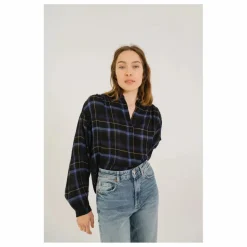 Hot Blouse Gladis Preston Carreaux | Femme Blouses, Chemises