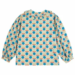 Hot Bobo Choses Blouse Géométrique Coton Bio | Ecru