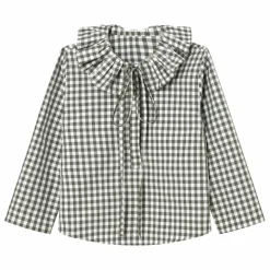 Dr Bloom Blouse Heidi Carreaux ||Femme Blouses, Chemises