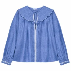 Discount Blouse Hyacia Chambray Coton Bio - Collection Femme | Femme Blouses, Chemises
