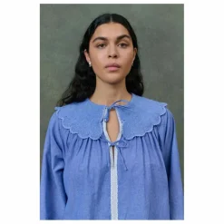 Discount Blouse Hyacia Chambray Coton Bio - Collection Femme | Femme Blouses, Chemises