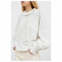 Online Skall Studio Blouse Iris Coton Bio | Blanc optique