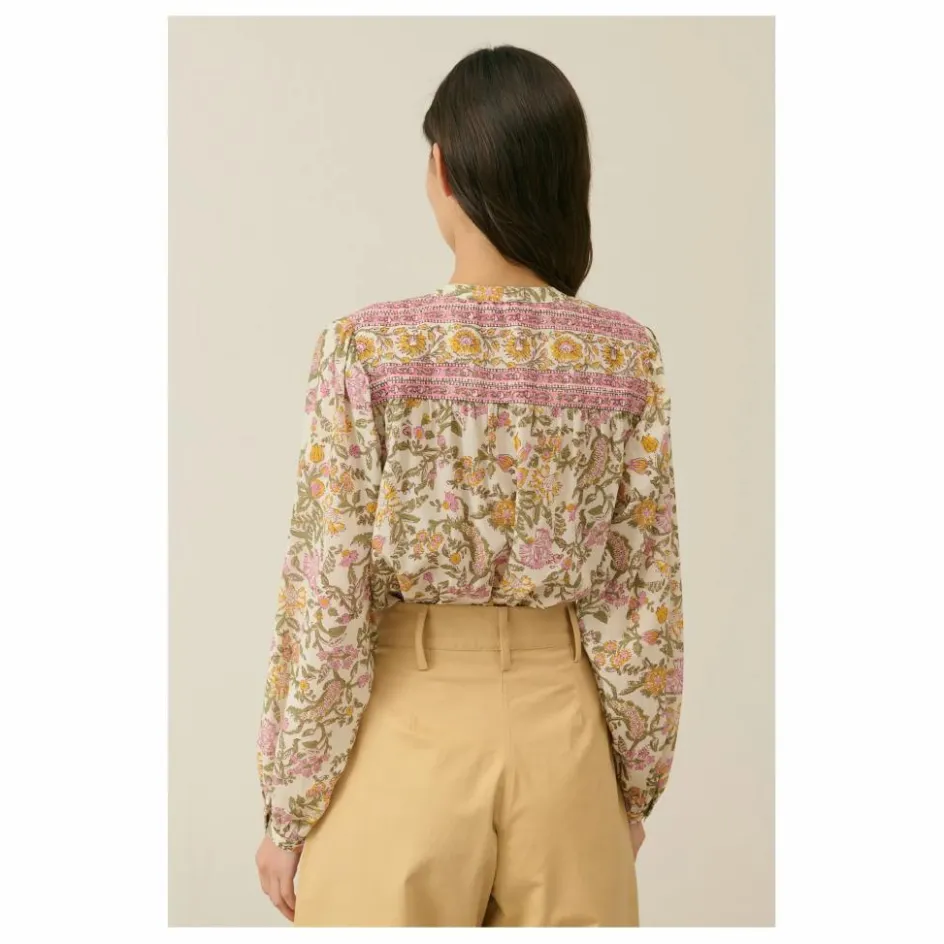 Louise Misha Blouse Jeanne Coton Bio - Collection Femme | Crème
