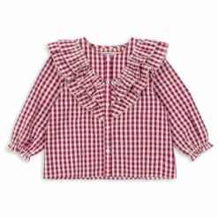 Konges Sløjd Blouse Kim Carreaux Coton Bio ||Enfant Blouses, T-Shirts|Blouses, T-Shirts