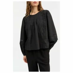 Online Blouse Leaf Boutonnée Coton Bio | Femme Blouses, Chemises