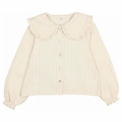 Búho Blouse Lurex Gaze de Coton Bio ||Enfant Blouses, T-Shirts